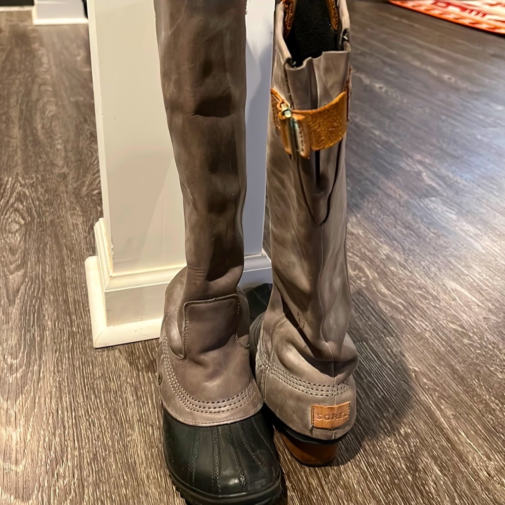 Sorel Leather calf duck boot